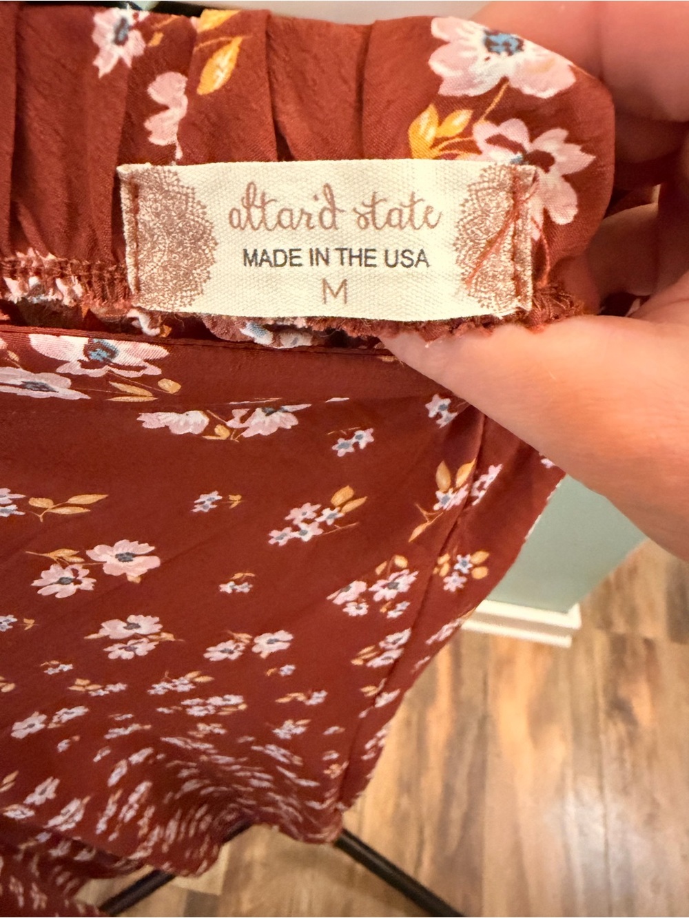 Altar’d State Floral Midi/Maxi Skirt - Picture 3 of 4